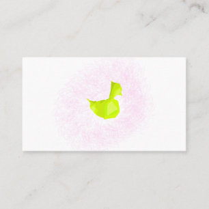 yellow duck business card design