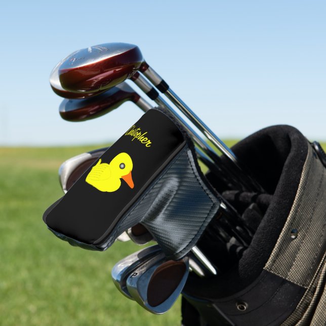 Yellow Duck Design Golf Head Cover (In Situ)