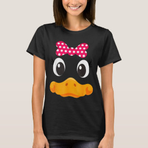 Yellow Duck Face Halloween Animal Costume Coquette T-Shirt