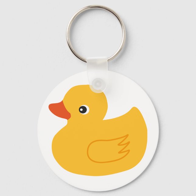 Yellow Duck Key Ring (Front)
