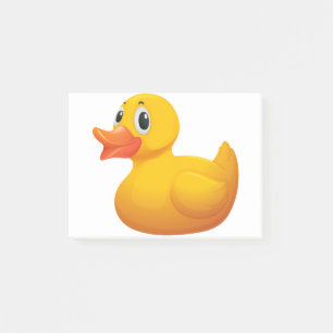 Yellow duck post-it notes