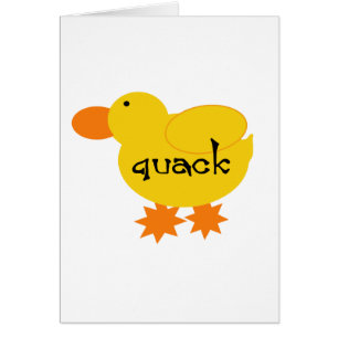 Yellow Duck Quack Tshirts and Gifts