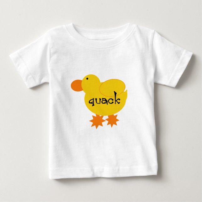 Yellow Duck Quack Tshirts and Gifts (Front)