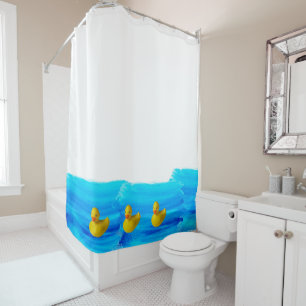 Yellow Duck Shower Curtain
