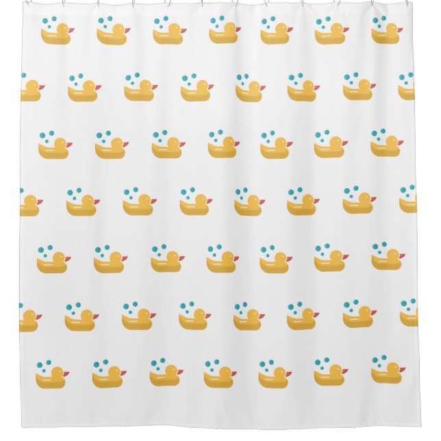 Yellow Duck Shower Curtain (Front)