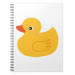 Yellow Duck Spiral Notebook