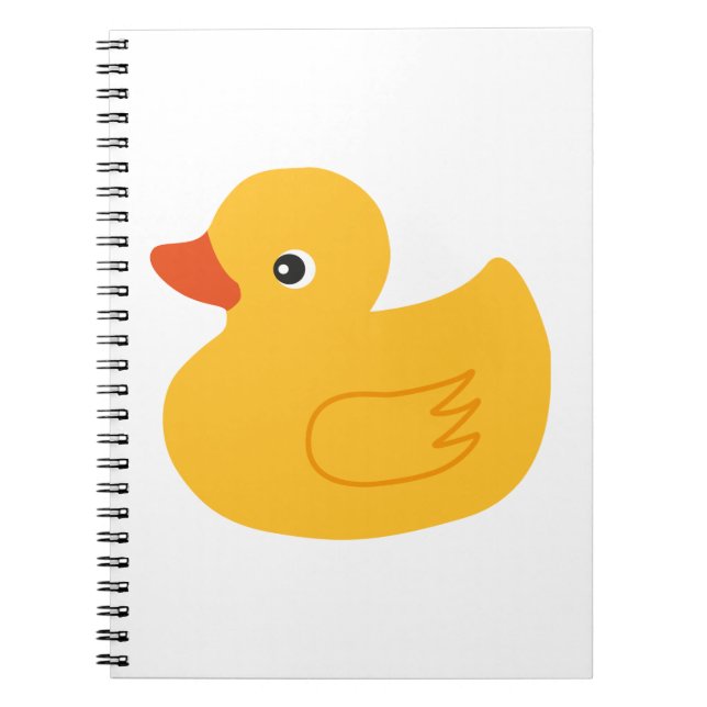 Yellow Duck Spiral Notebook (Front)