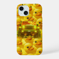 Yellow duckie 4x4 offroad phone case