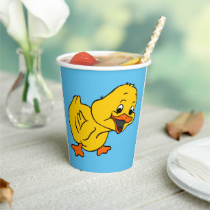 Yellow Duckie Paper Cups