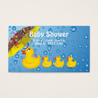 Yellow Duckie Save the Date Baby Shower