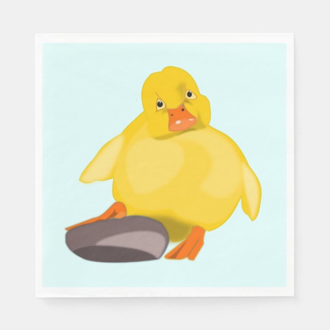 Yellow Duckling Napkins (Front)