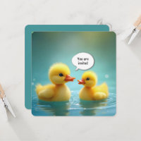 Yellow Ducklings Baby Shower