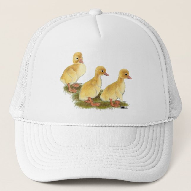 Yellow Ducklings Trucker Hat (Front)