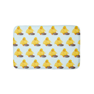 Yellow Ducks Bath Mat