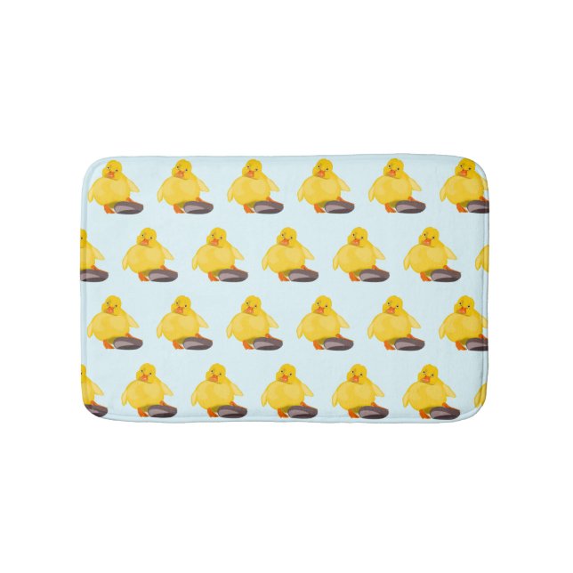 Yellow Ducks Bath Mat (Front)