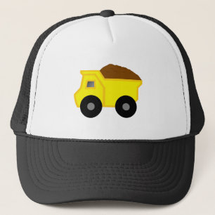 Yellow Dump Truck Trucker Hat