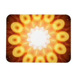 Yellow Egg Yolks in Digital Abstract Magnet