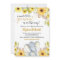 Yellow elephant gender neutral floral baby shower