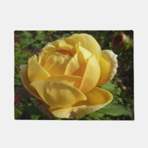Yellow English Rose Doormat