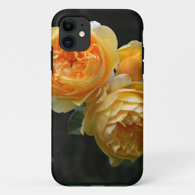 Yellow English Roses Case-Mate iPhone Case (Back)