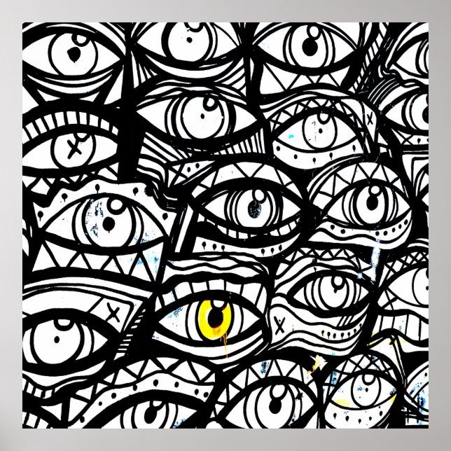 yellow eye poster (Front)