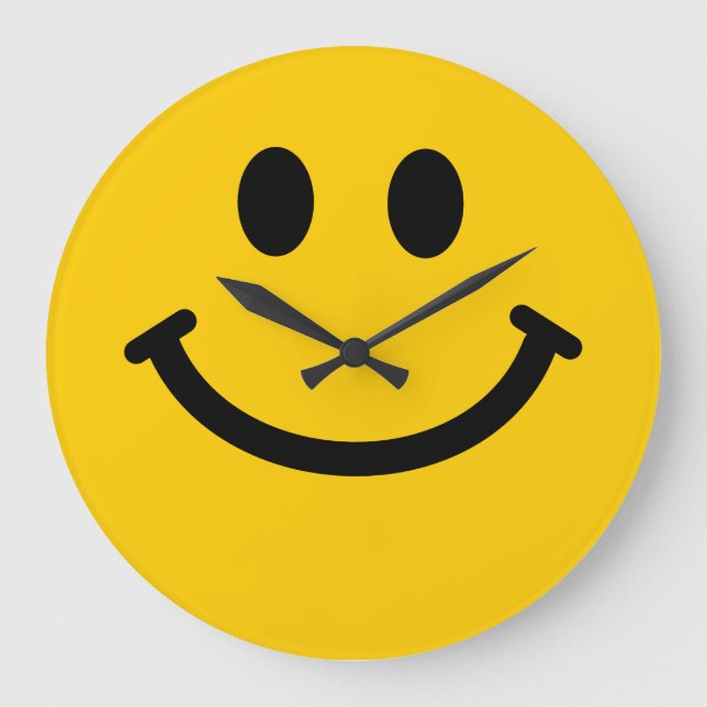 Yellow Face Large Clock (Front)