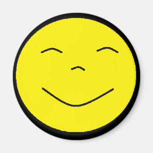 Yellow Face Magnet