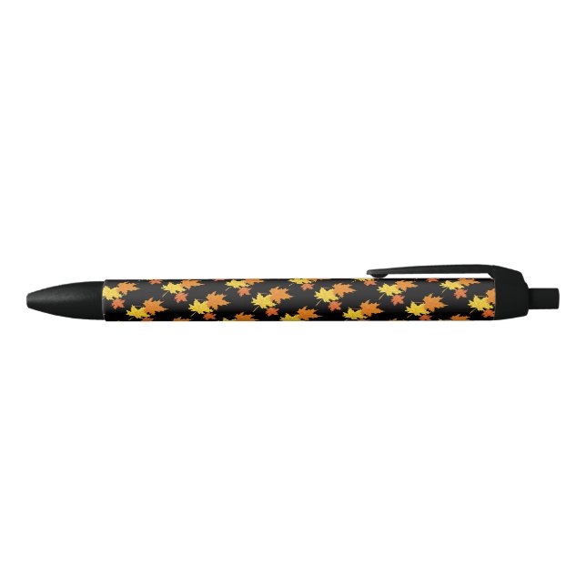 Yellow Fall Leaves Writing Pen (Top)