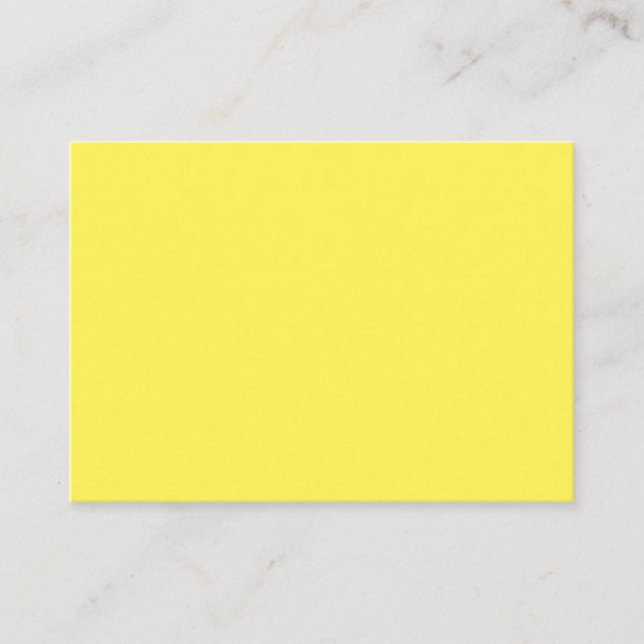 Yellow #FFF555, Golden Glow Enclosure Card (Front)