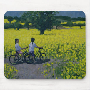 Yellow Field Kedleston Derby Mouse Pad