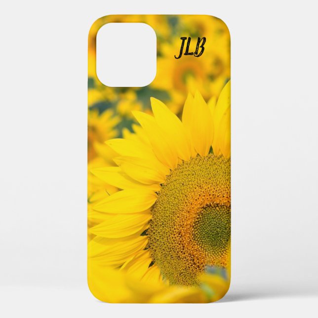 Yellow Field of Sunflowers Photograph Case-Mate iPhone Case (Back)