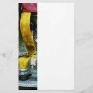 Yellow Fire Hose Stationery