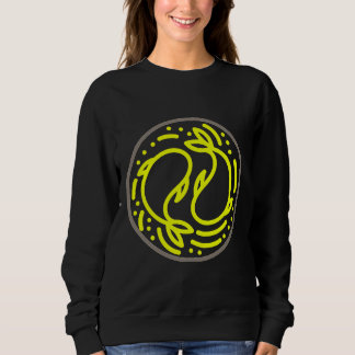 Yellow Fish Yin Yang Sweatshirt