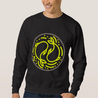 Yellow Fish Yin Yang Sweatshirt