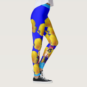 Yellow Fishes Leggings