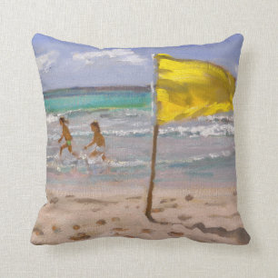 Yellow Flag Barbados 2010 Cushion