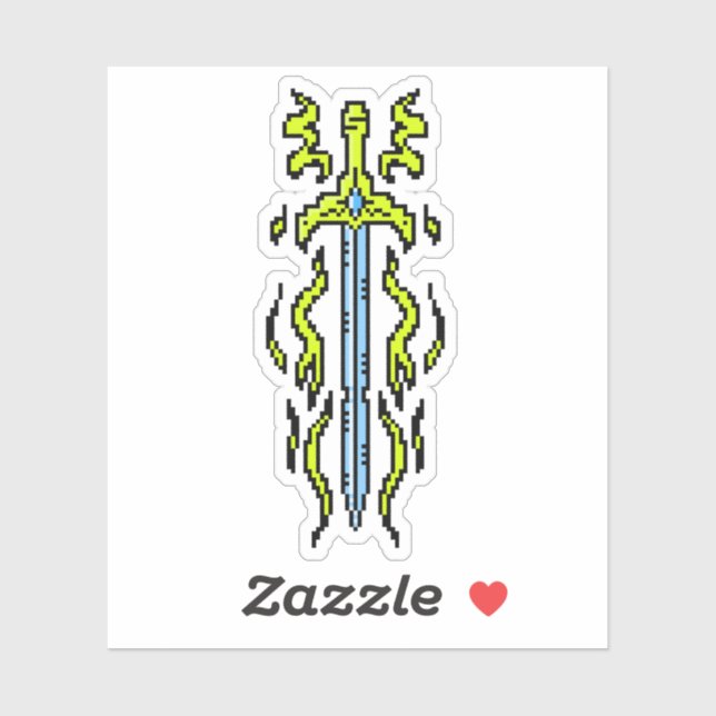 Yellow Flame Longsword Fantasy Weapon Art (Sheet)