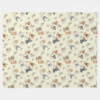 Yellow Fleece Blanket, Large 60" x 80" Blanket