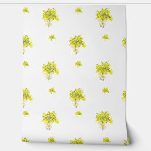 Yellow Floral Bouquet Wallpaper