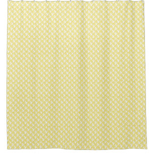 Yellow Floral Shower Curtain