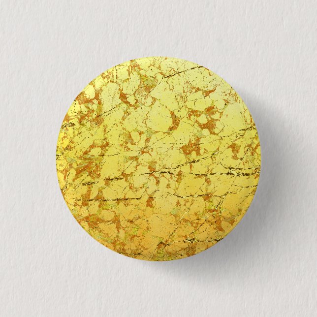 Yellow Flower 3 Cm Round Badge (Front)