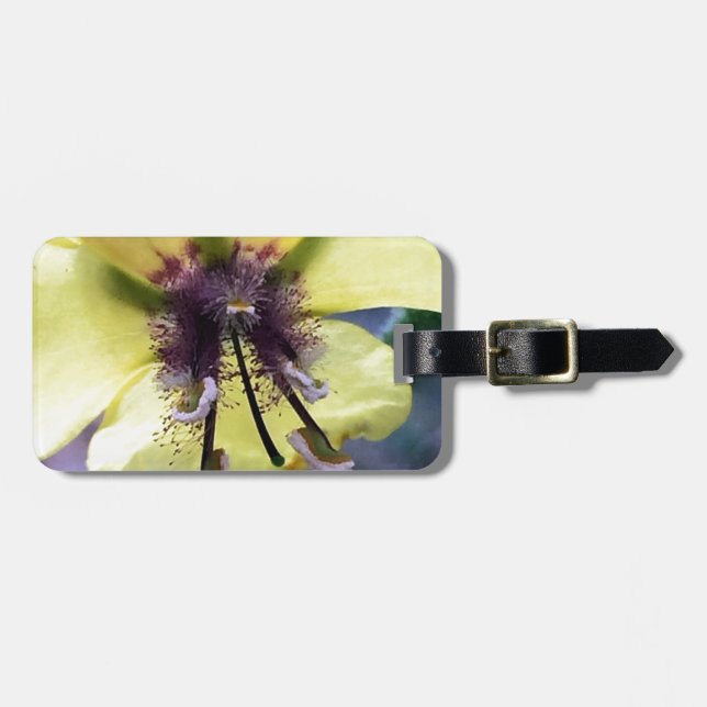 Yellow Flower 3 Luggage Tag (Front Horizontal)