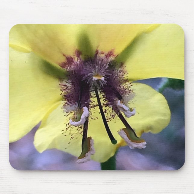 Yellow Flower 3 Mouse Pad (Front)