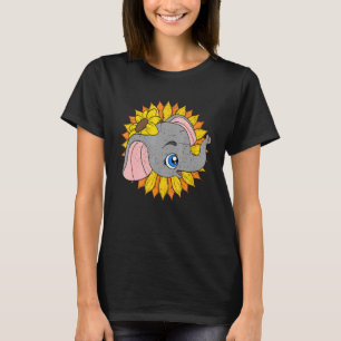 Yellow Flower Africa Safari Animal Sunflower Baby T-Shirt