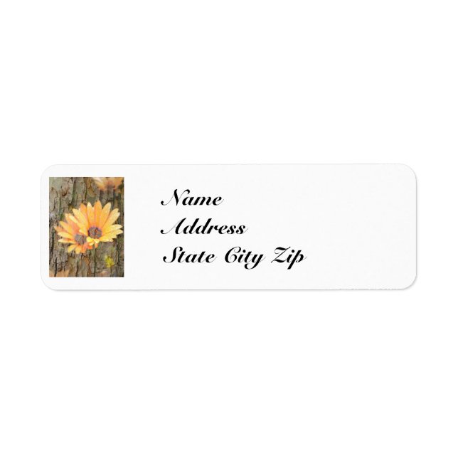 Yellow Flower Bark, NameAddressState City Zip (Front)