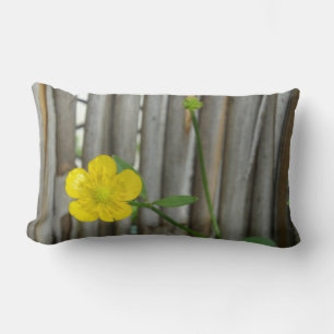 Yellow Flower Blossom Photo Cushion