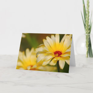 Yellow Flower Card