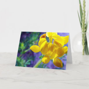 Yellow Flower Card