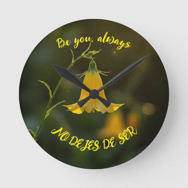 Yellow Flower Clock (Front)