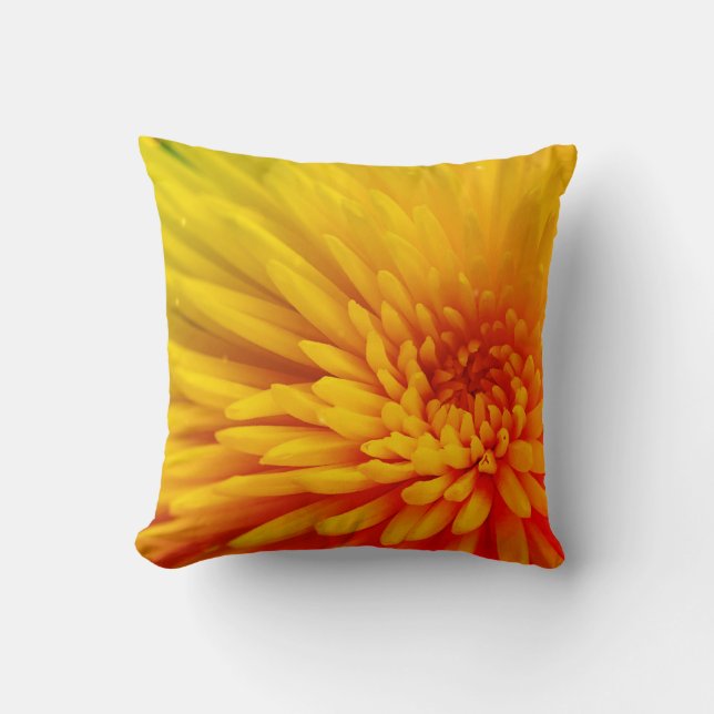 Yellow flower cushion (Front)